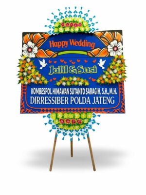 Papan Bunga Wedding Rembang RmB1